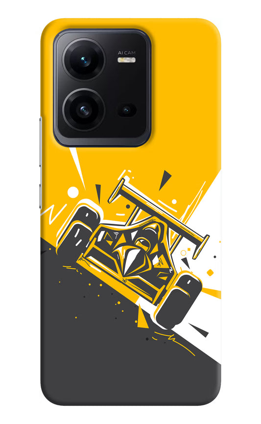 Track King Vivo V25 5G Hard Case Back Cover by Casekaro