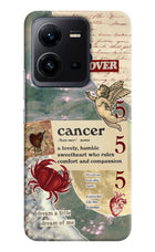 Cancer Zodiac Vivo V25 5G Hard Case Back Cover by Casekaro