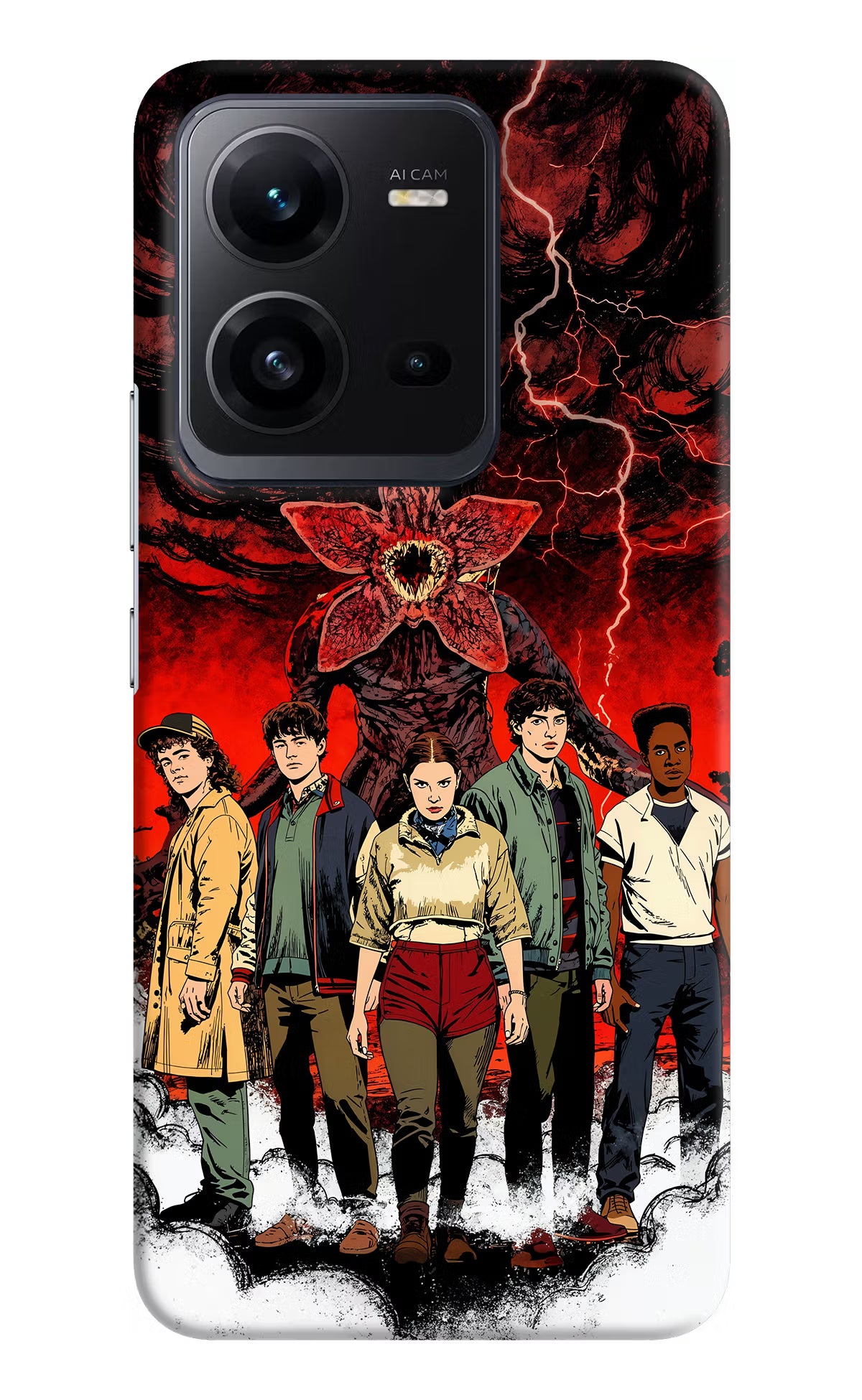 Ordinary Things Characters Vivo V25 5G Hard Case Back Cover by Casekaro