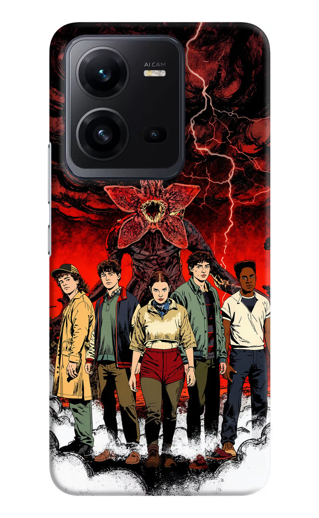 Ordinary Things Characters Vivo V25 5G Hard Case Back Cover by Casekaro