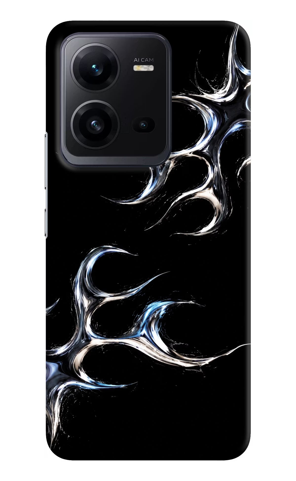 Chrome Tribal Vivo V25 5G Hard Case Back Cover by Casekaro