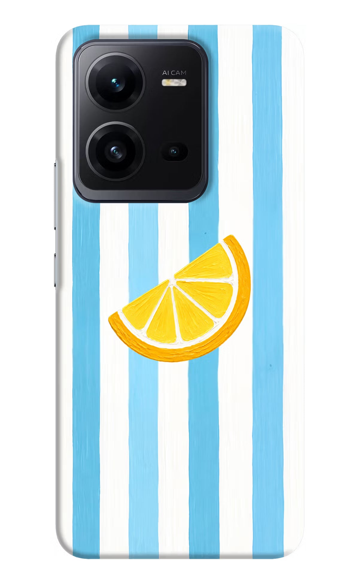 Summer Lemon Vivo V25 5G Hard Case Back Cover by Casekaro