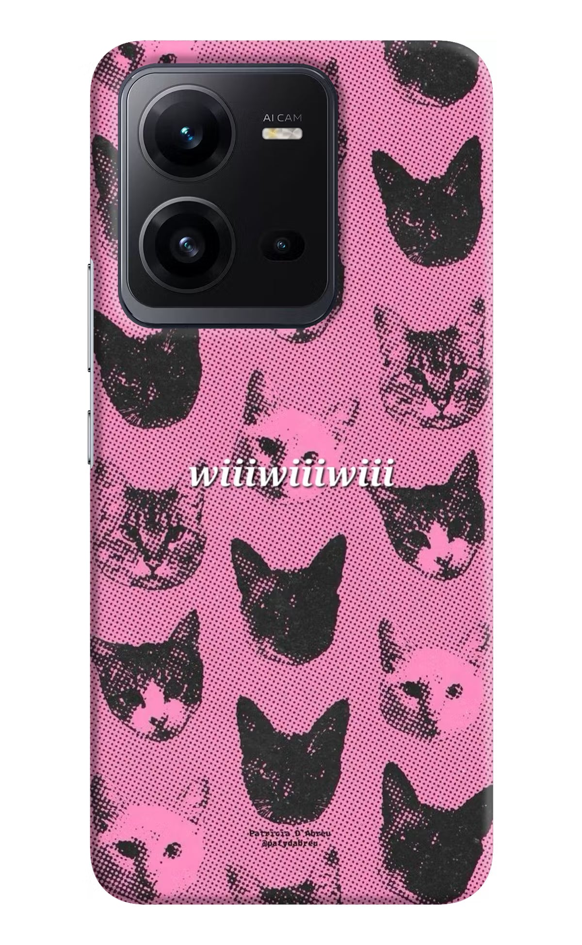 Pink Cats Vivo V25 5G Back Cover