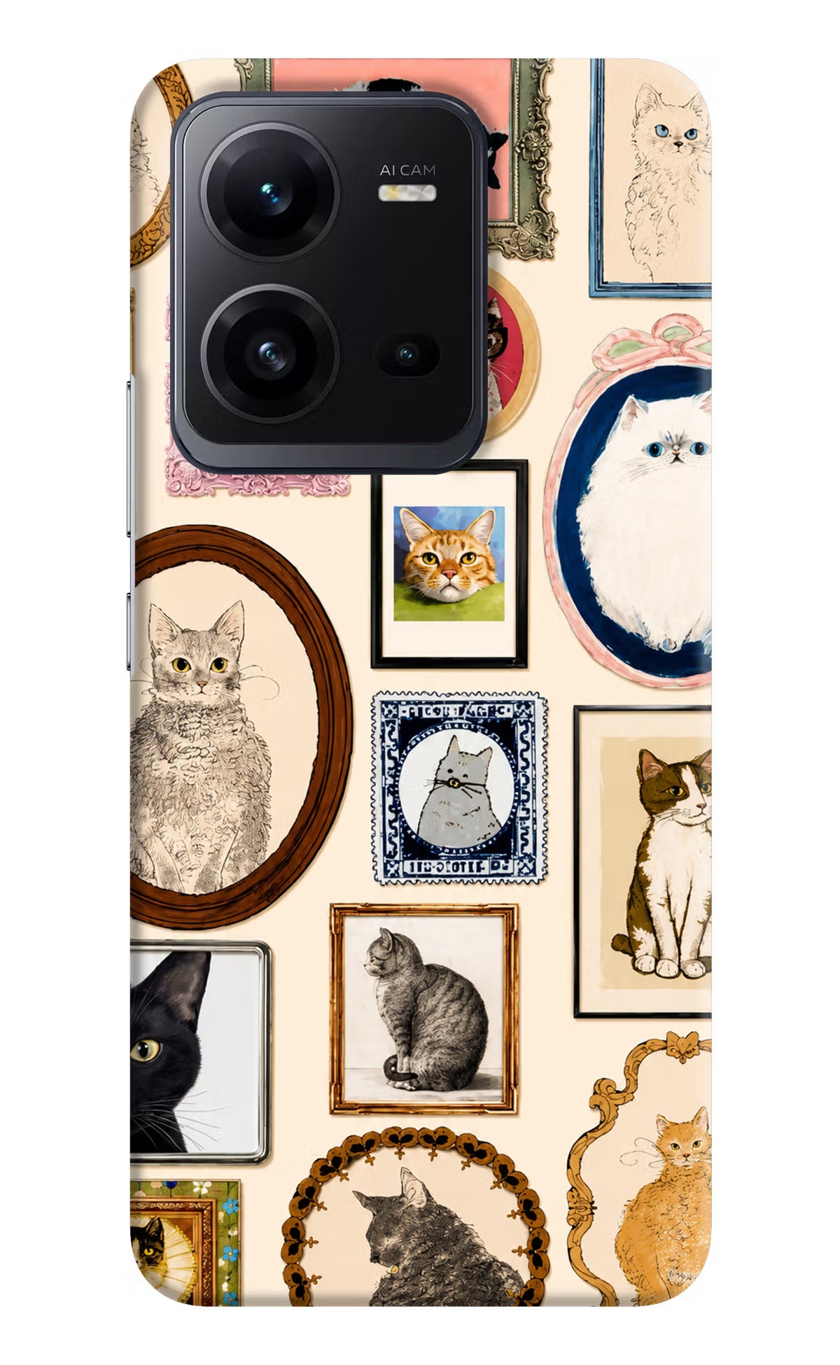 Mirror Cats Vivo V25 5G Back Cover