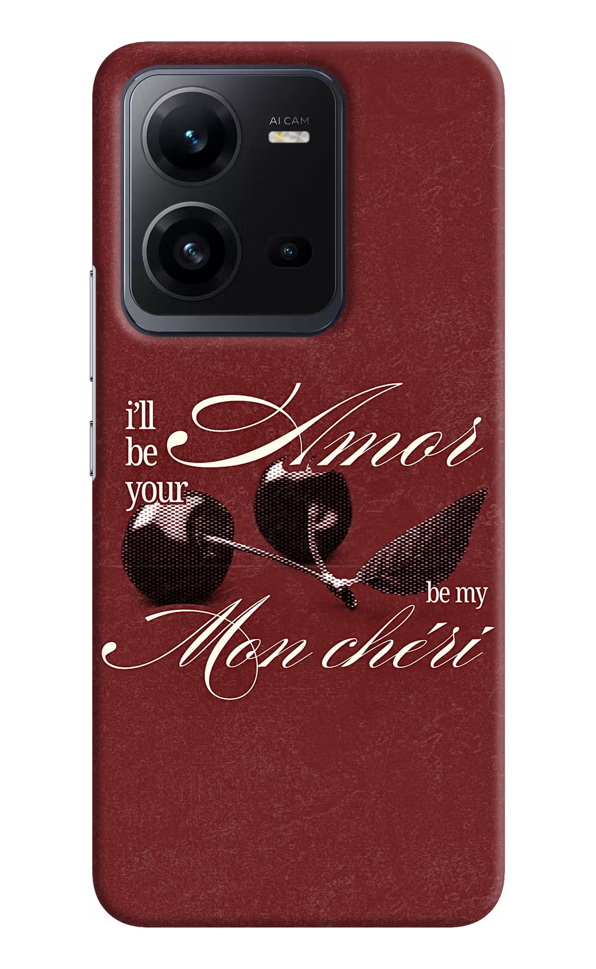 Velvet Cherry Vivo V25 5G Back Cover