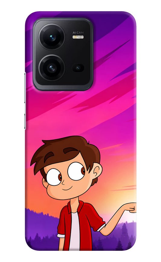 Marco Sunset Vivo V25 5G Hard Case Back Cover by Casekaro