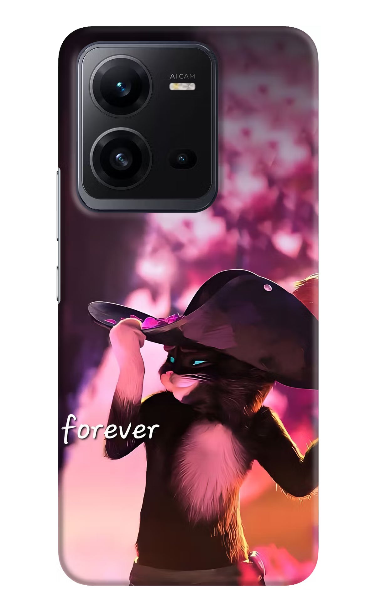 Forever Cat Vivo V25 5G Back Cover