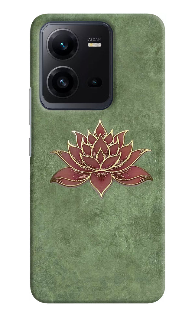 Lotus Grace Vivo V25 5G Hard Case Back Cover by Casekaro