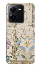 White Lily Vivo V25 5G Hard Case Back Cover by Casekaro