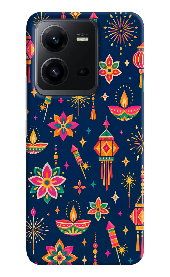 Festive Pop Vivo V25 5G Hard Case Back Cover by Casekaro