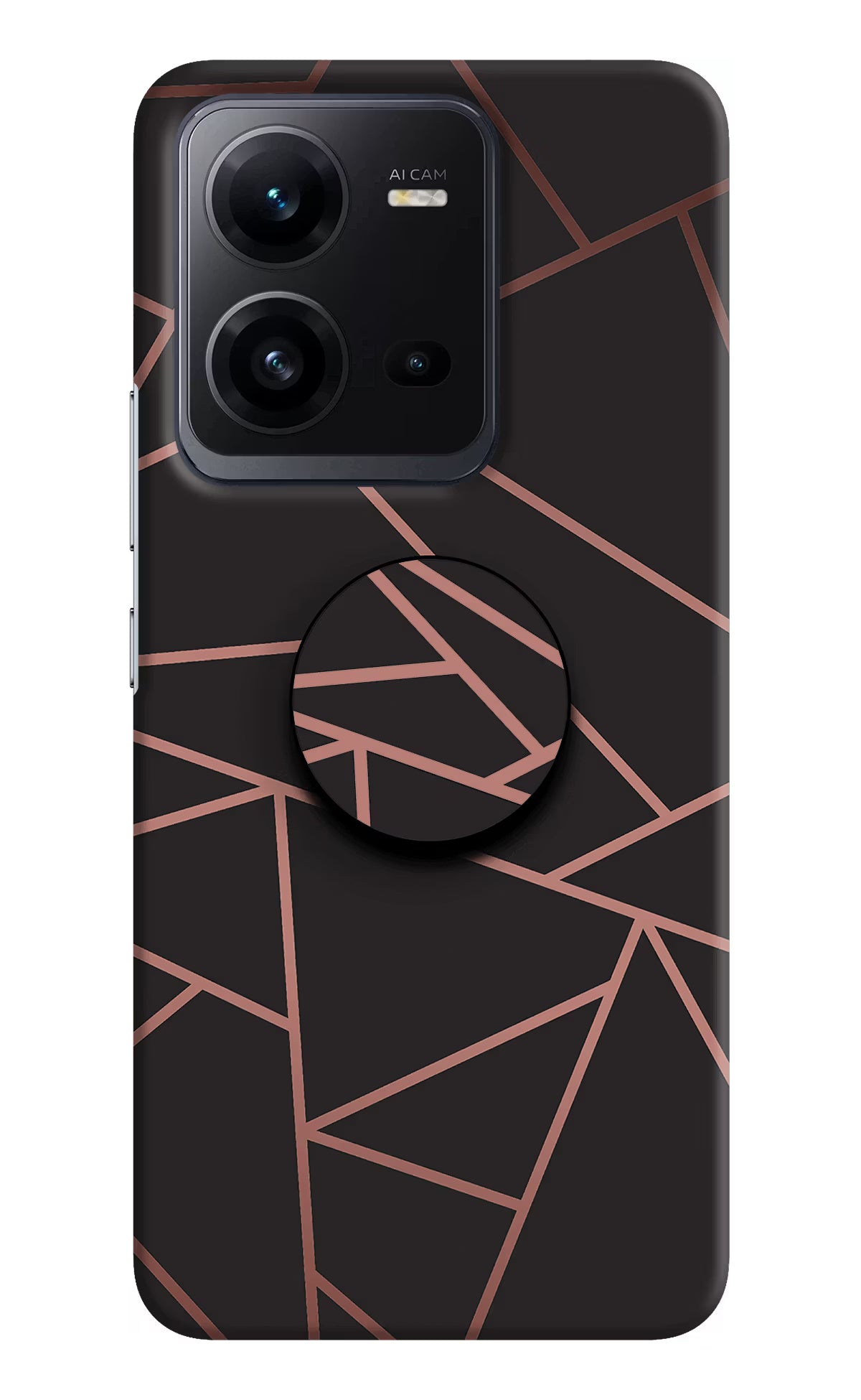 Geometric Pattern Vivo V25 5G Pop Case by Casekaro