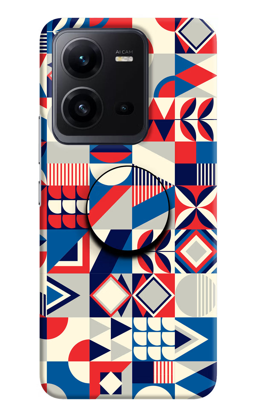 Colorful Pattern Vivo V25 5G Pop Case, Hard case