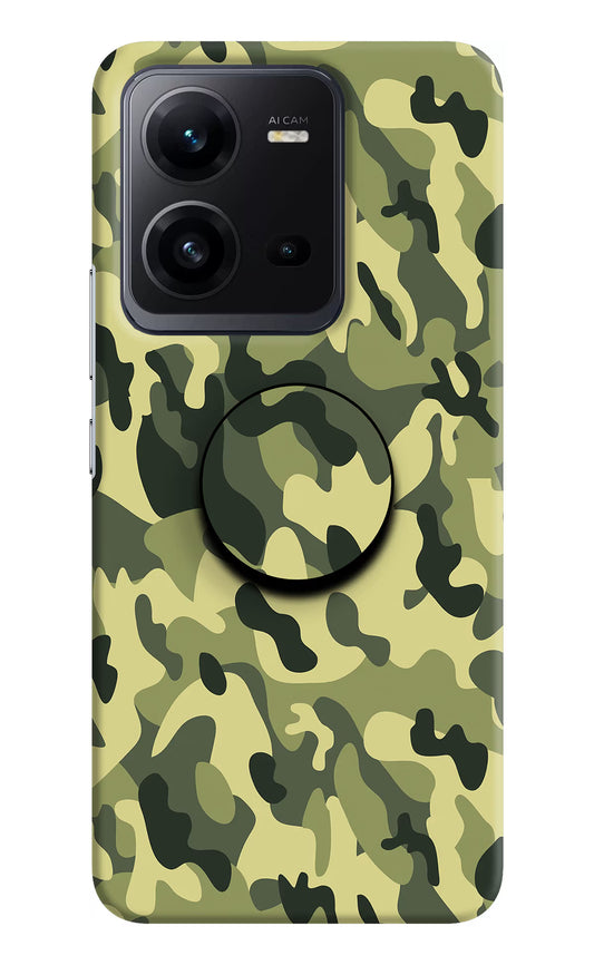 Camouflage Vivo V25 5G Pop Case by Casekaro