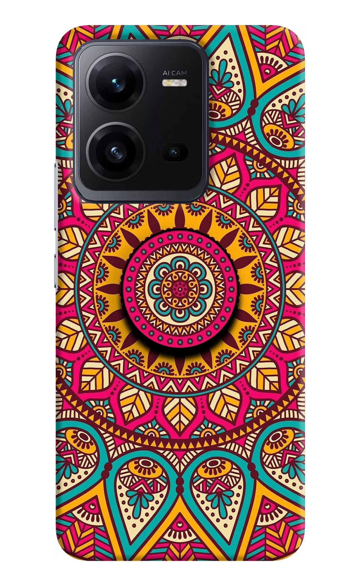 Mandala Vivo V25 5G Pop Case by Casekaro