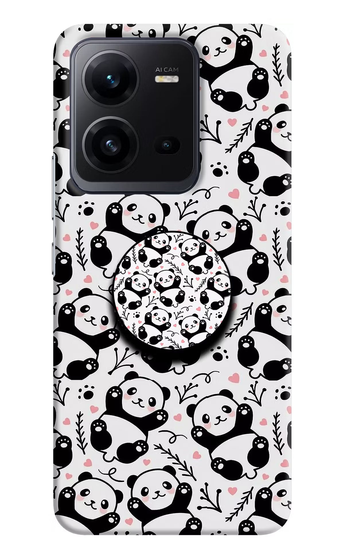 Cute Panda Vivo V25 5G Pop Case by Casekaro