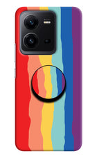 Rainbow Vivo V25 5G Pop Case by Casekaro