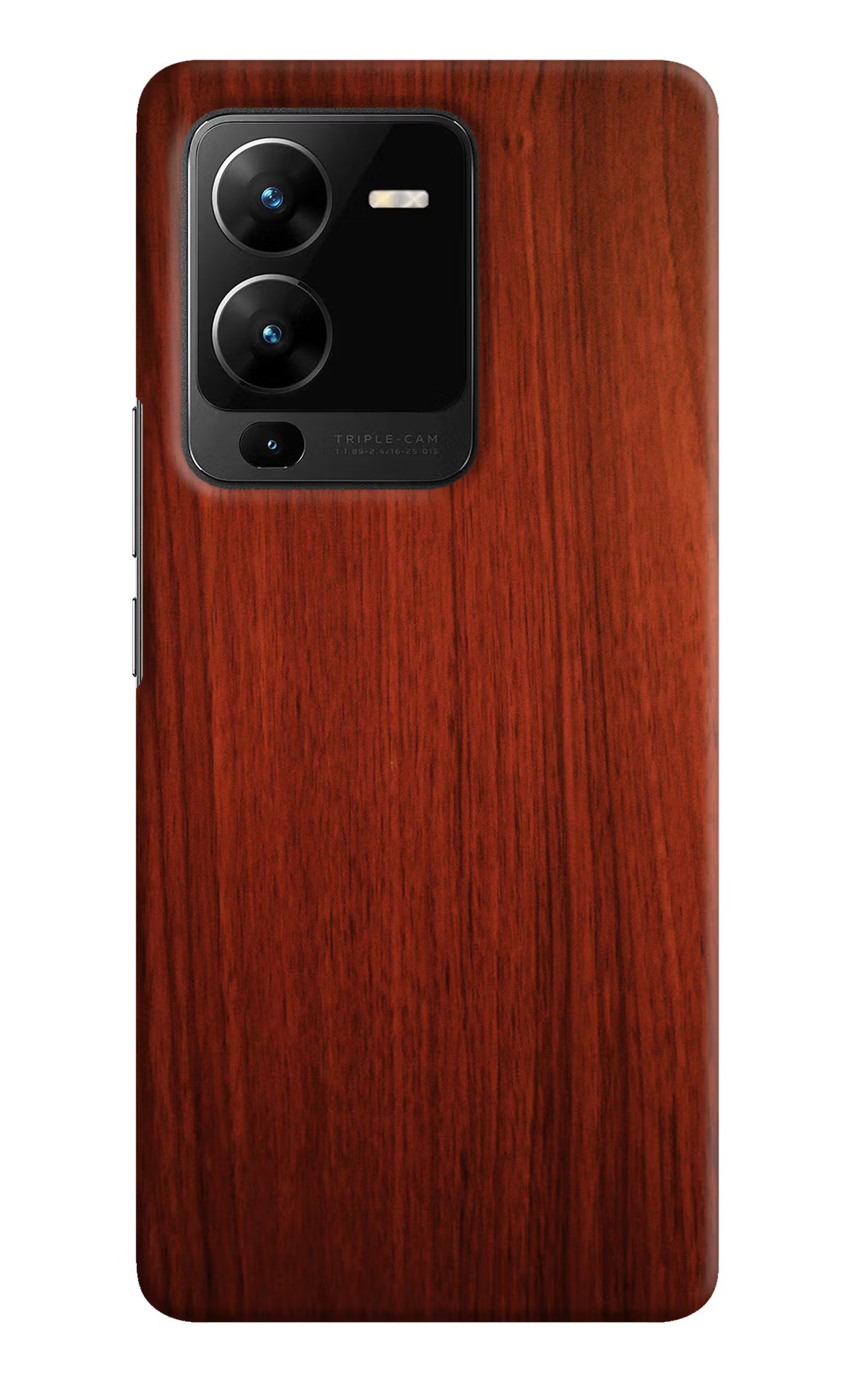 Wooden Plain Pattern Vivo V25 Pro 5G Hard Case Back Cover by Casekaro