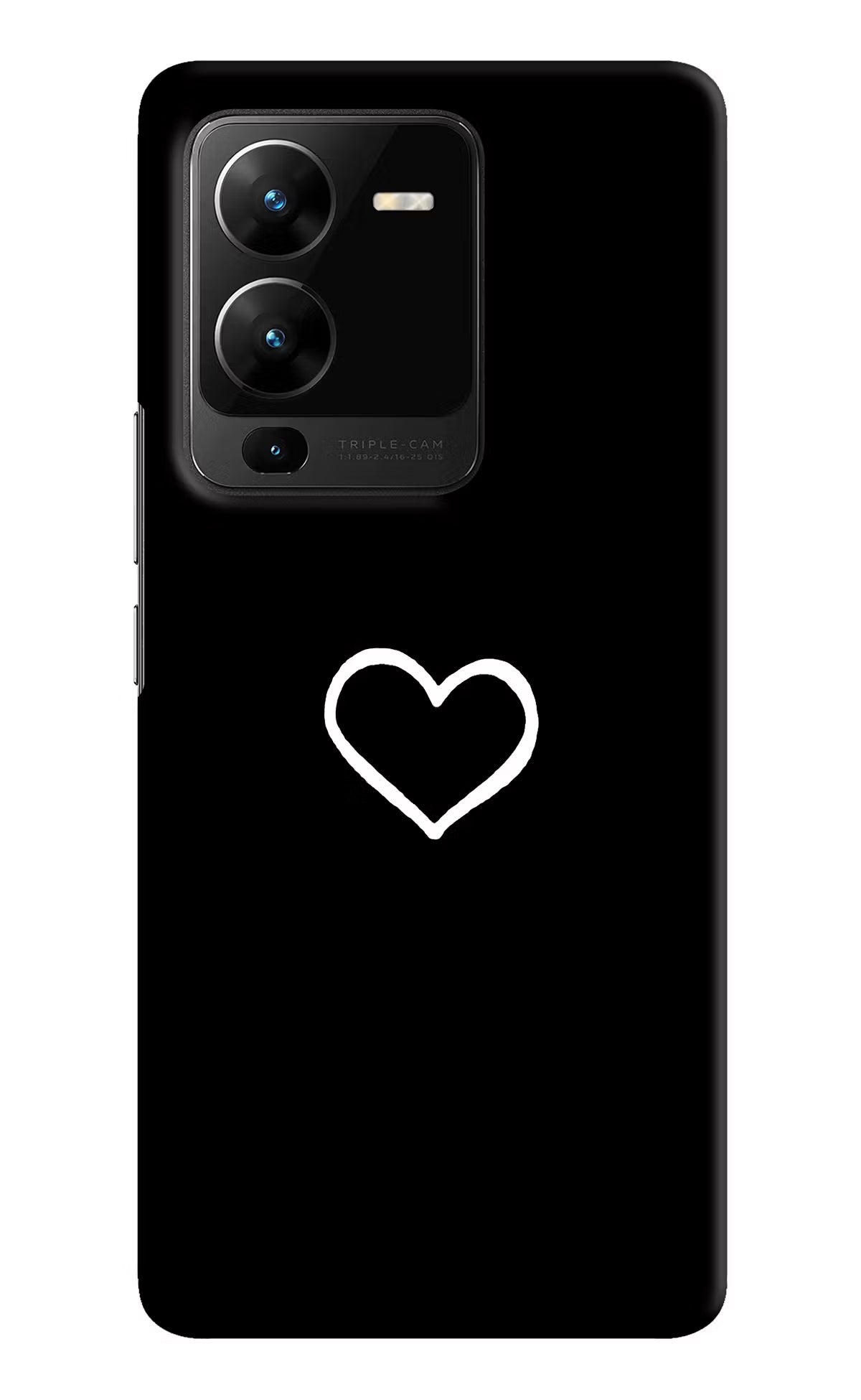 Heart Vivo V25 Pro 5G Hard Case Back Cover by Casekaro