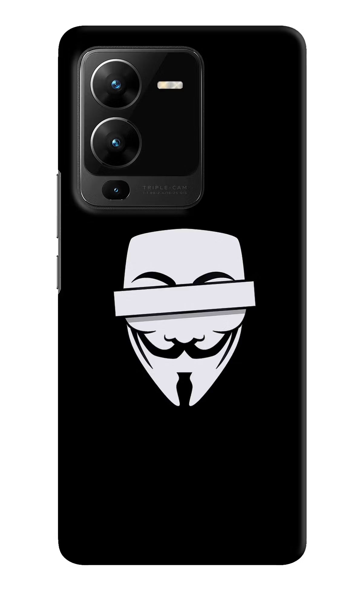 Anonymous Face Vivo V25 Pro 5G Hard Case Back Cover by Casekaro