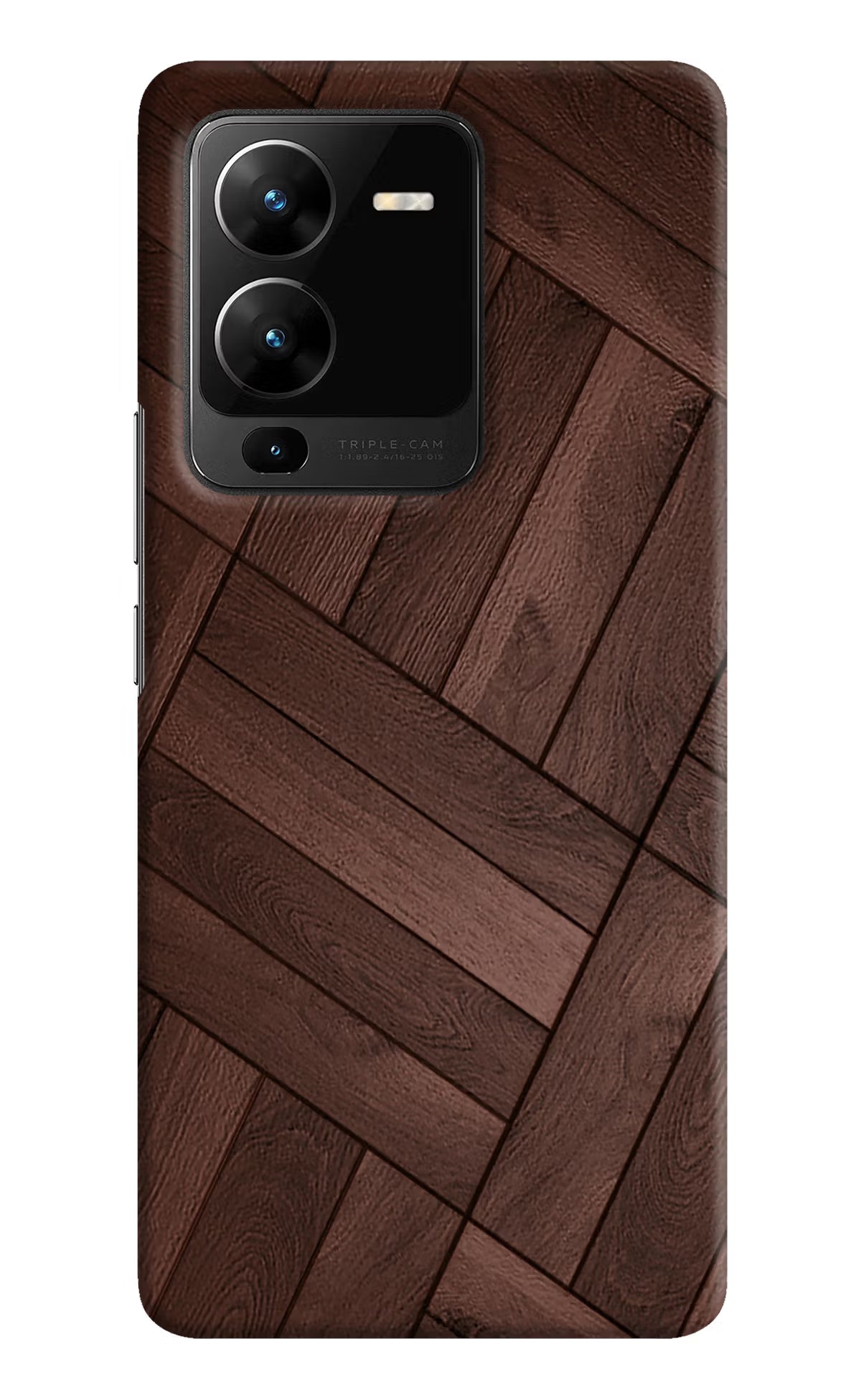 Wooden Texture Design Vivo V25 Pro 5G Hard Case Back Cover by Casekaro