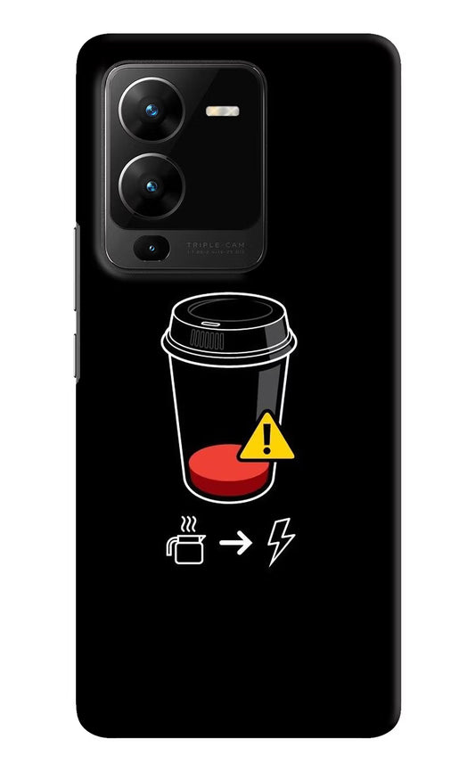 Coffee Vivo V25 Pro 5G Hard Case Back Cover by Casekaro
