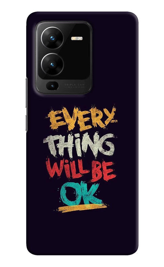 Everything Will Be Ok Vivo V25 Pro 5G Hard Case Back Cover by Casekaro
