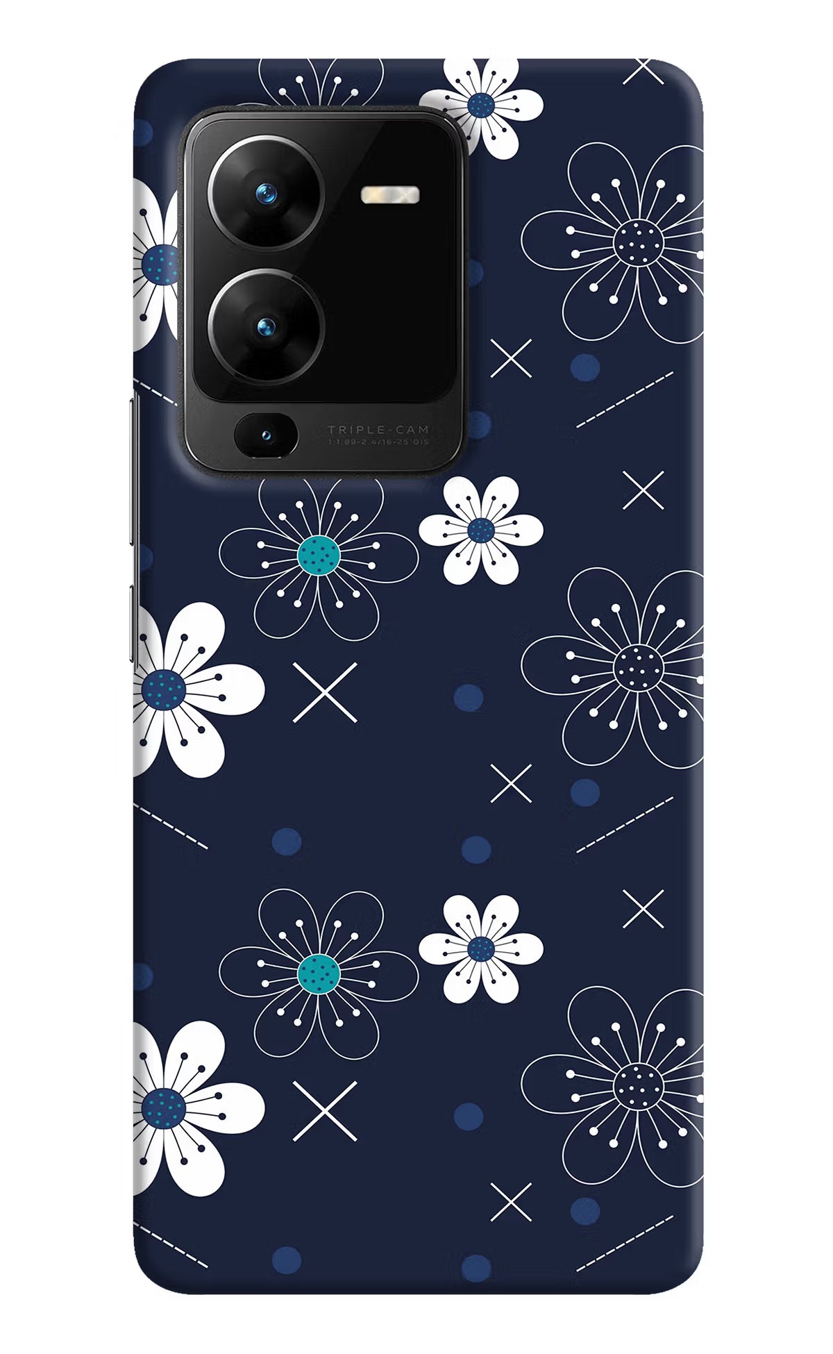 Flowers Vivo V25 Pro 5G Hard Case Back Cover by Casekaro