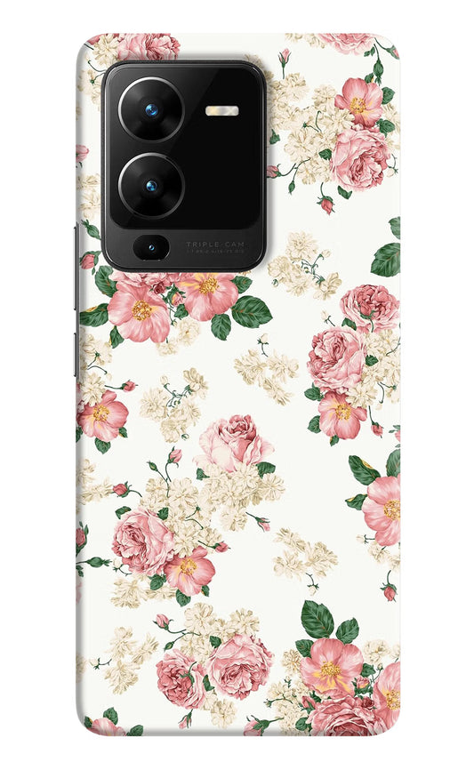 Flowers Vivo V25 Pro 5G Hard Case Back Cover by Casekaro