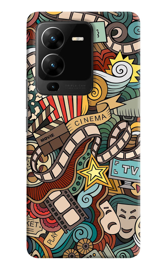Cinema Abstract Vivo V25 Pro 5G Hard Case Back Cover by Casekaro