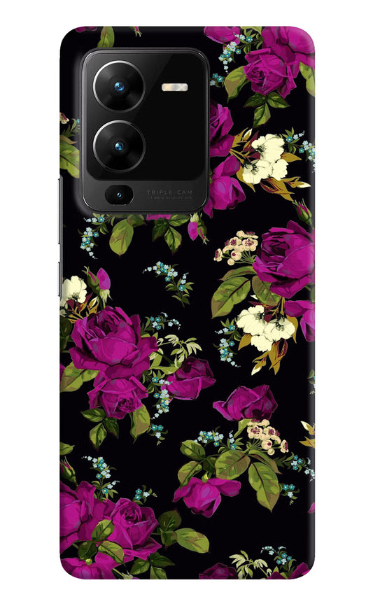Flowers Vivo V25 Pro 5G Hard Case Back Cover by Casekaro