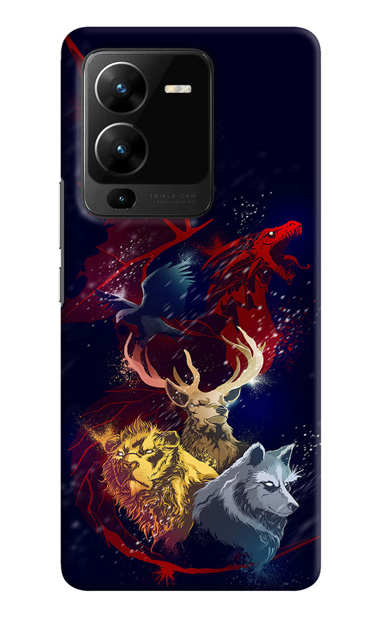 Game Of Thrones Vivo V25 Pro 5G Hard Case Back Cover by Casekaro