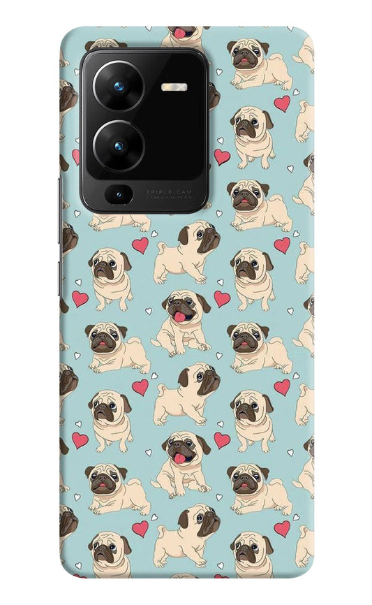 Pug Dog Vivo V25 Pro 5G Hard Case Back Cover by Casekaro