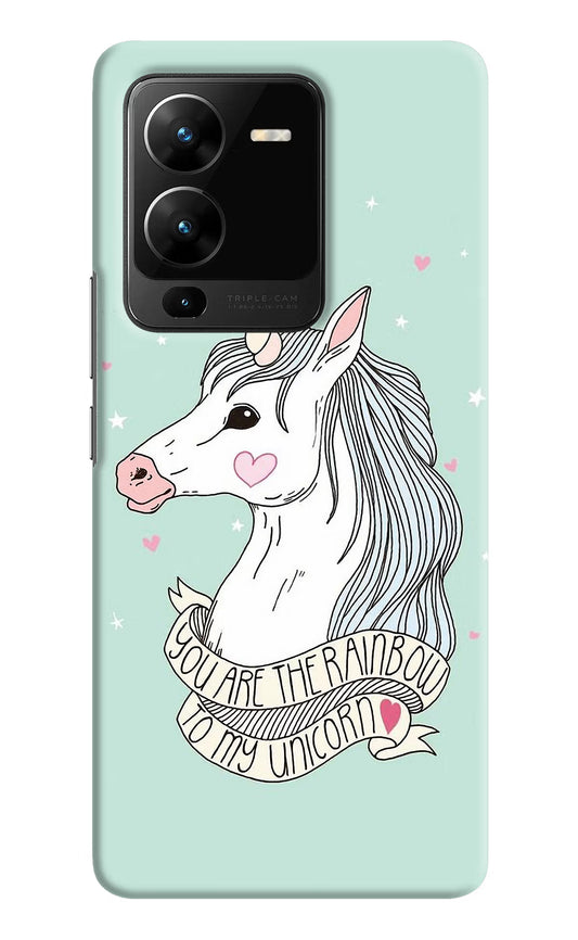 Unicorn Wallpaper Vivo V25 Pro 5G Hard Case Back Cover by Casekaro