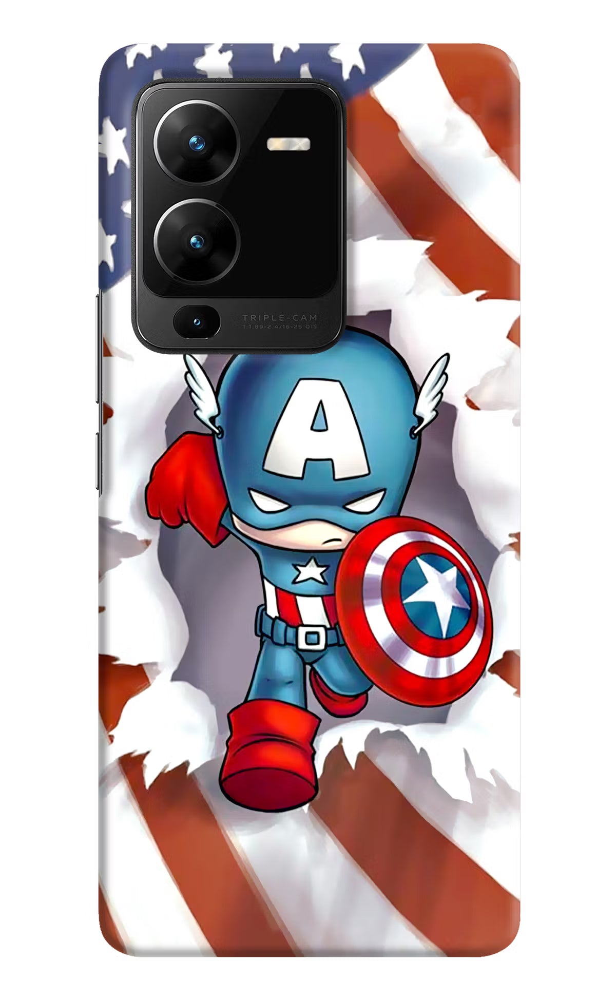 Captain America Vivo V25 Pro 5G Hard Case Back Cover by Casekaro