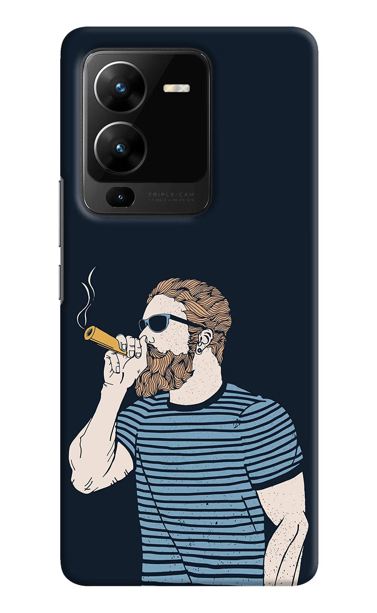 Smoking Vivo V25 Pro 5G Hard Case Back Cover by Casekaro