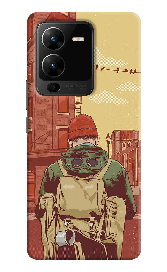 Adventurous Vivo V25 Pro 5G Hard Case Back Cover by Casekaro