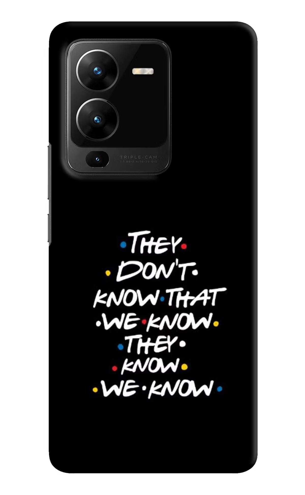 FRIENDS Dialogue Vivo V25 Pro 5G Hard Case Back Cover by Casekaro