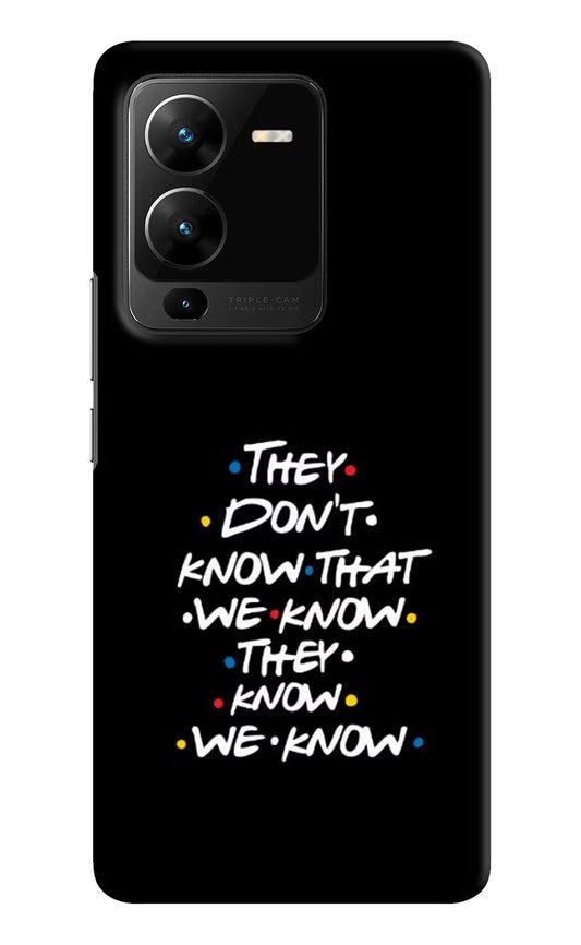 FRIENDS Dialogue Vivo V25 Pro 5G Hard Case Back Cover by Casekaro