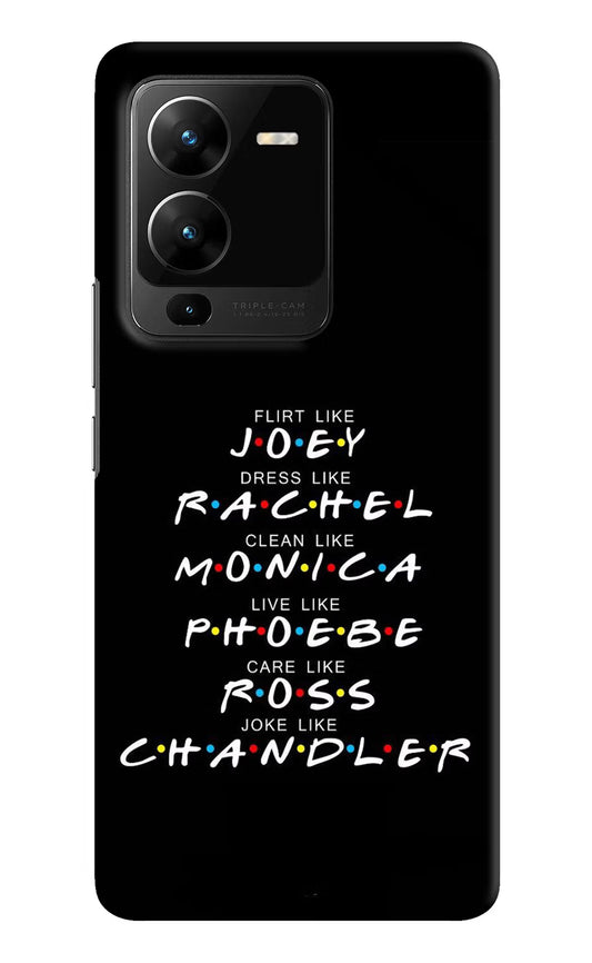 FRIENDS Character Vivo V25 Pro 5G Hard Case Back Cover by Casekaro