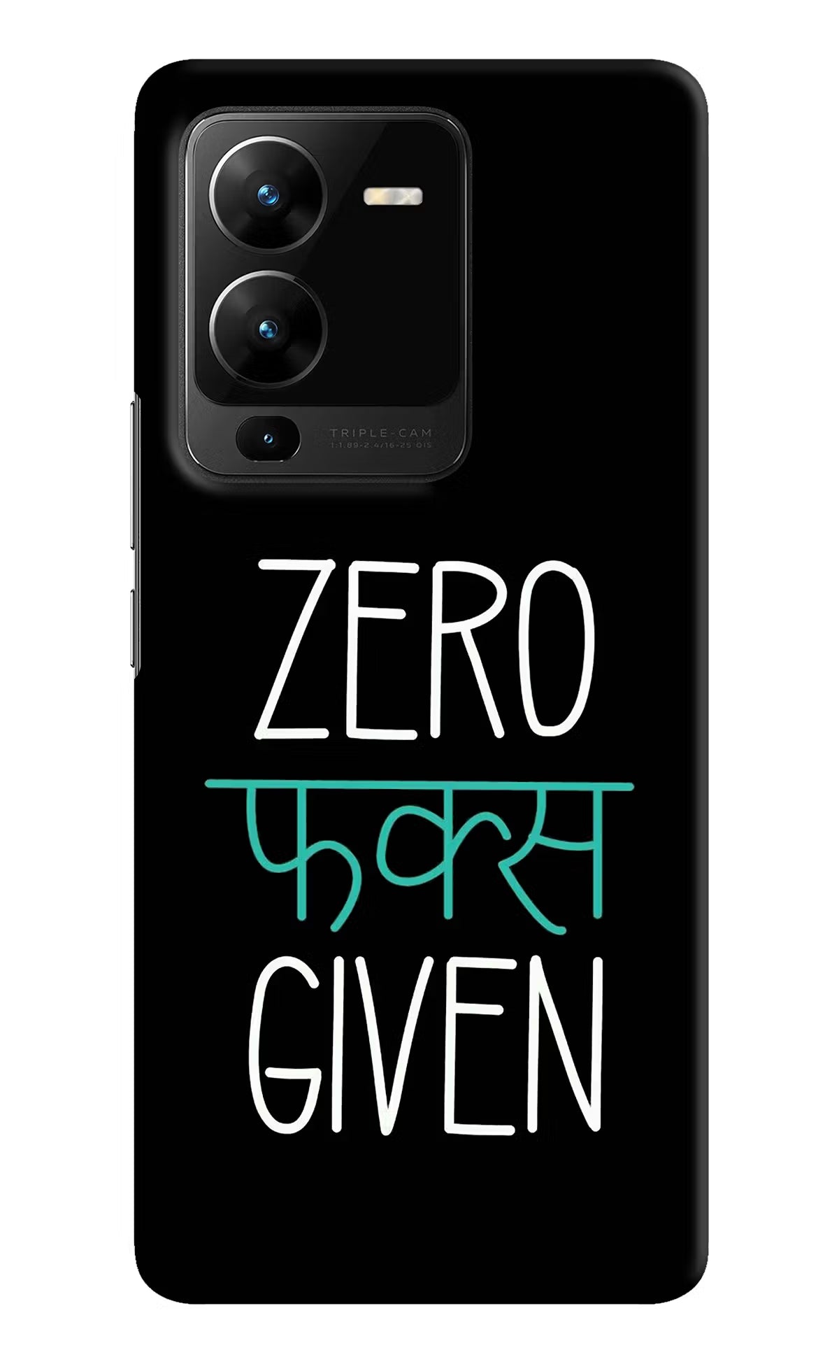 Zero Fucks Given Vivo V25 Pro 5G Hard Case Back Cover by Casekaro