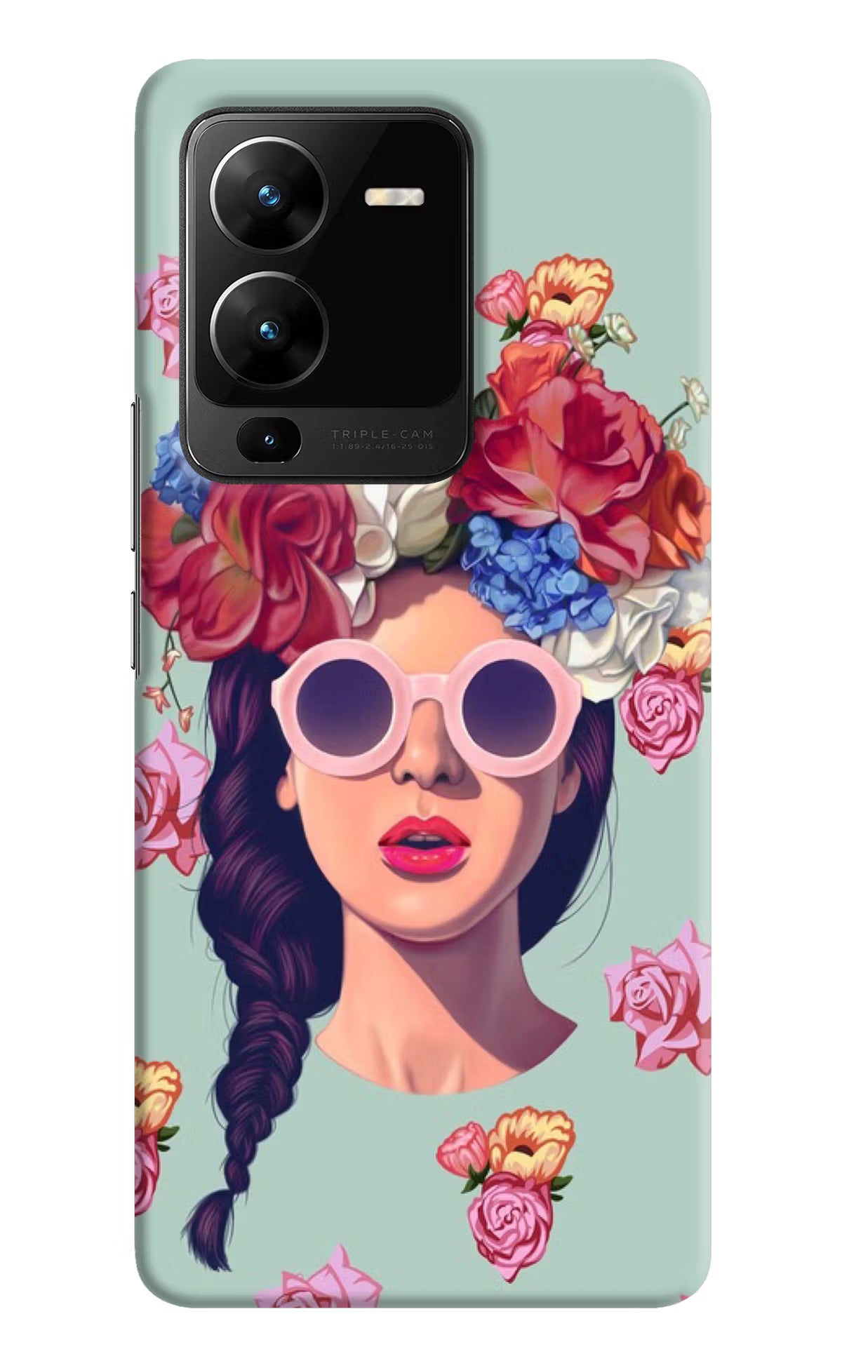Pretty Girl Vivo V25 Pro 5G Hard Case Back Cover by Casekaro