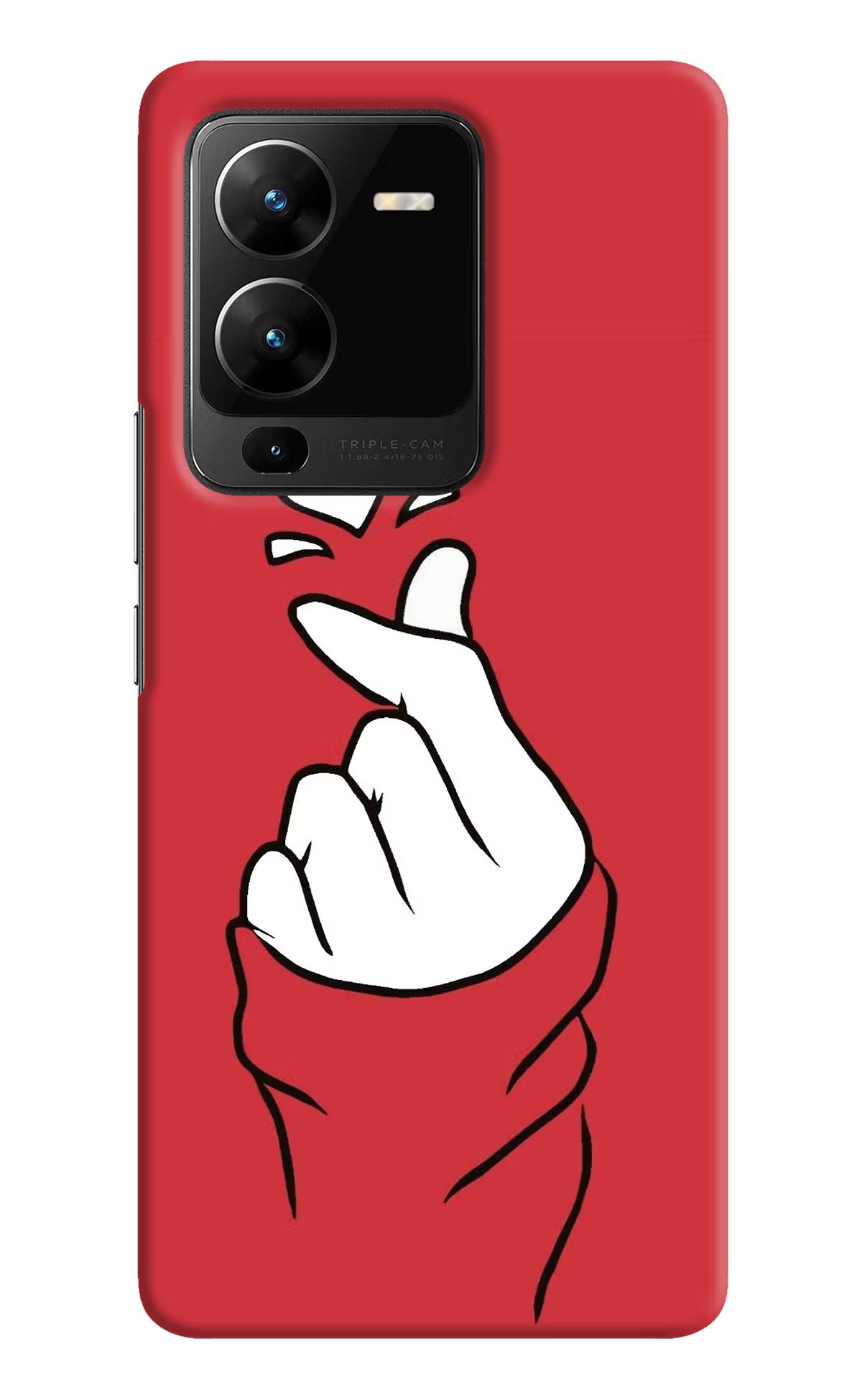 Korean Love Sign Vivo V25 Pro 5G Hard Case Back Cover by Casekaro