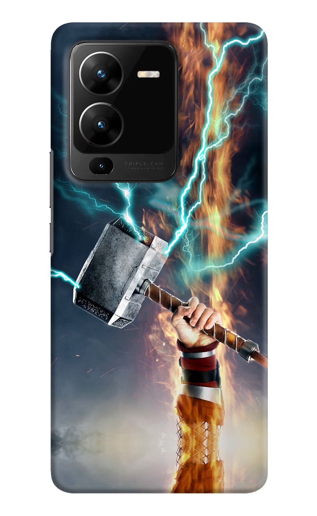 Thor Hammer Mjolnir Vivo V25 Pro 5G Hard Case Back Cover by Casekaro