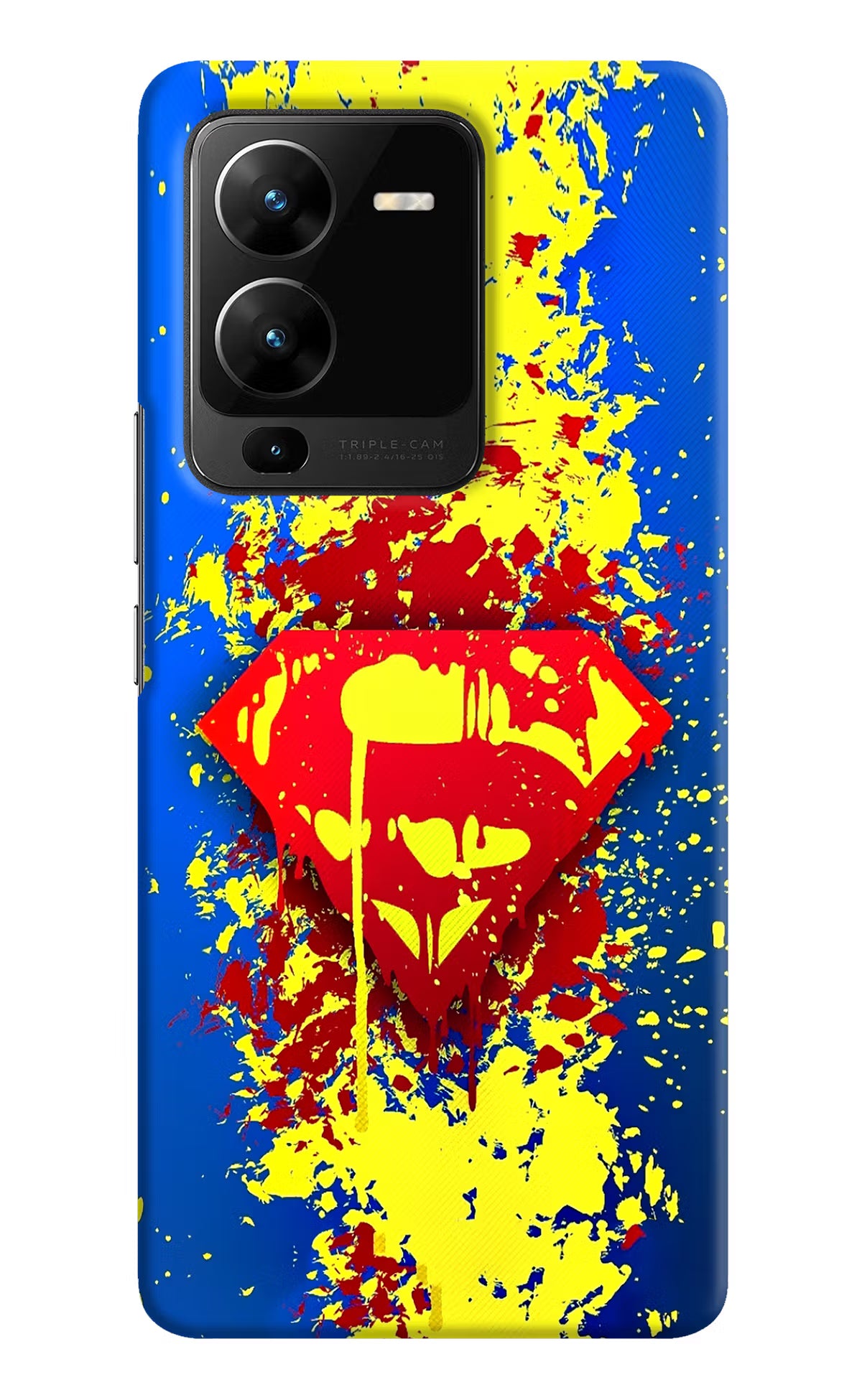 Superman logo Vivo V25 Pro 5G Hard Case Back Cover by Casekaro