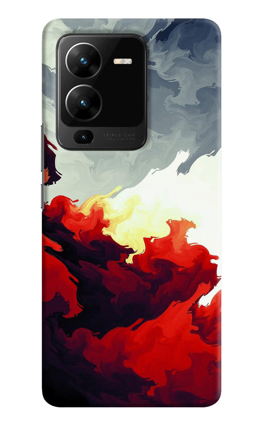 Fire Cloud Vivo V25 Pro 5G Hard Case Back Cover by Casekaro