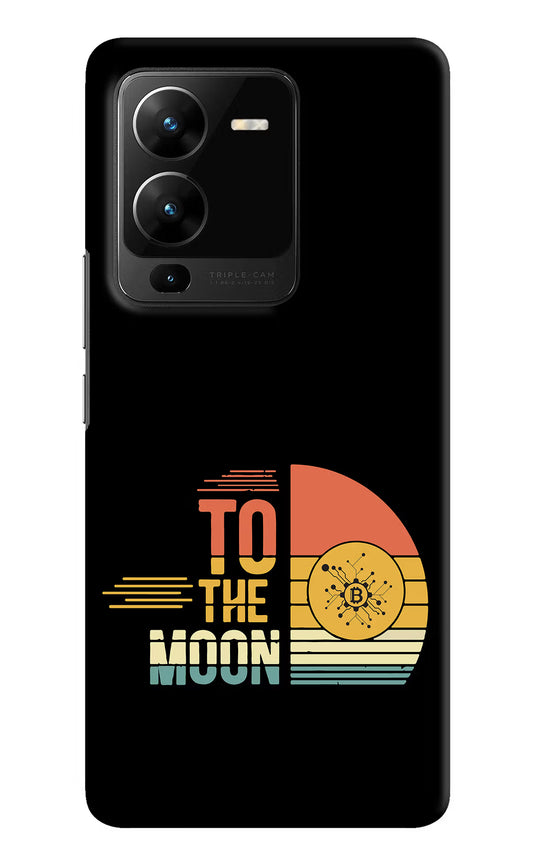 To the Moon Vivo V25 Pro 5G Hard Case Back Cover by Casekaro