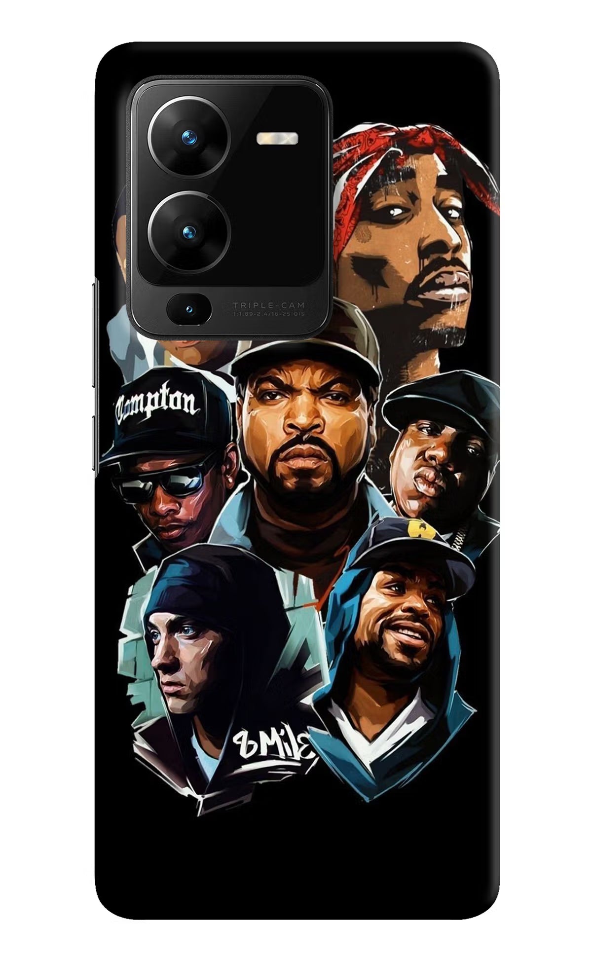 Rappers Vivo V25 Pro 5G Hard Case Back Cover by Casekaro