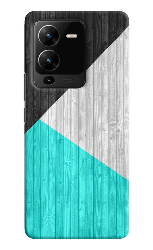 Wooden Abstract Vivo V25 Pro 5G Hard Case Back Cover by Casekaro