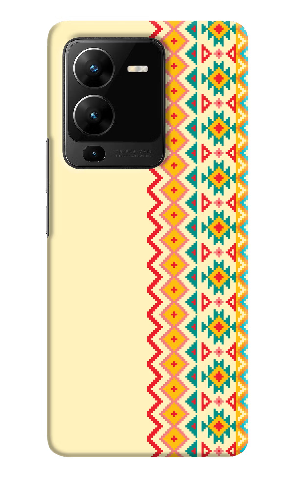 Ethnic Seamless Vivo V25 Pro 5G Hard Case Back Cover by Casekaro