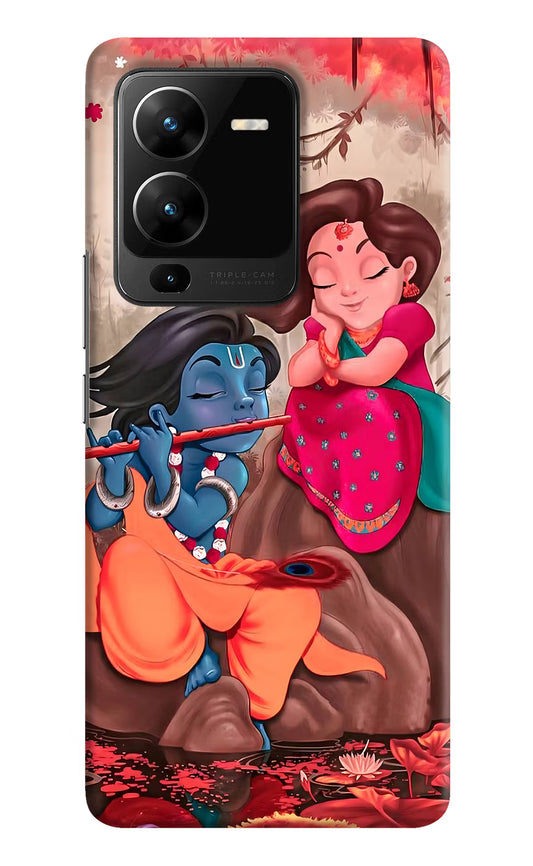 Radhe Krishna Vivo V25 Pro 5G Hard Case Back Cover by Casekaro